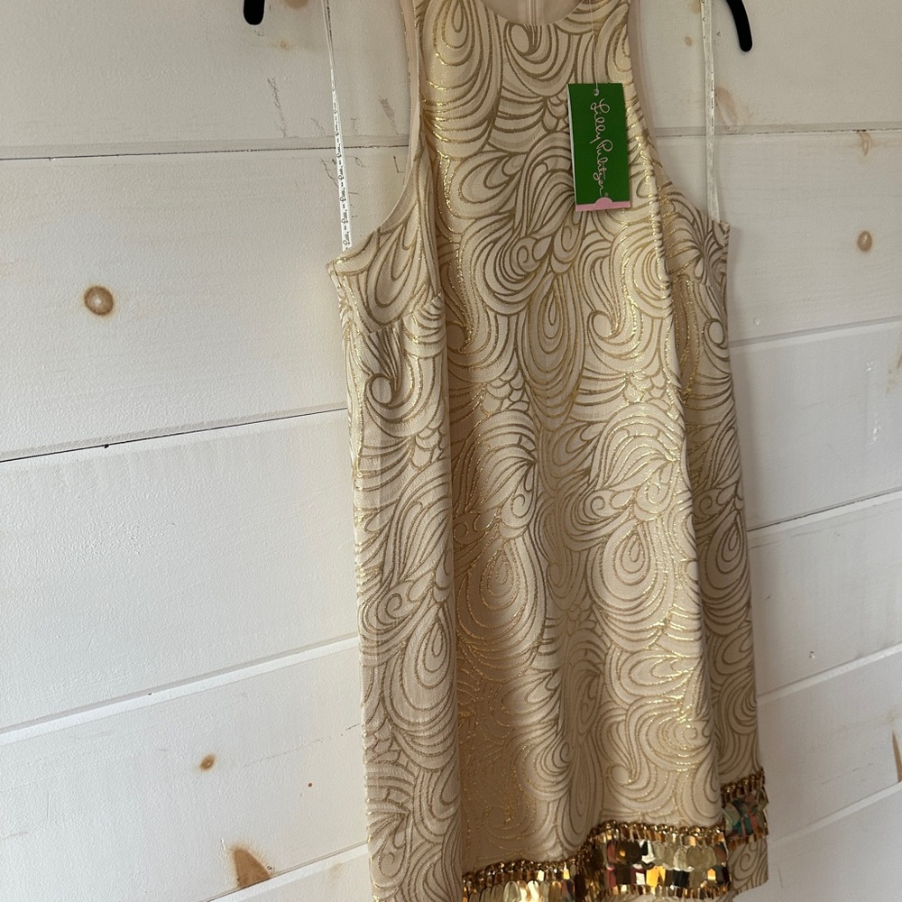 Lilly Pulitzer Gold Dress